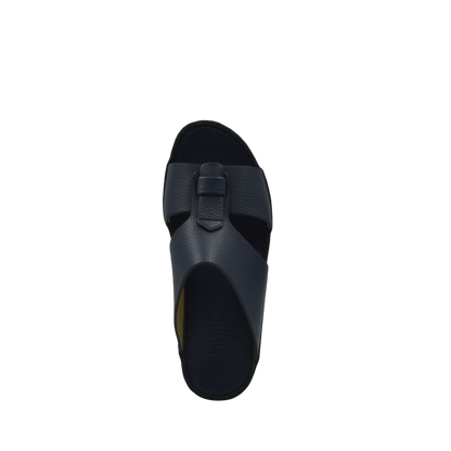 Black high-quality kids sandals with adjustable strap design and cushioned footbed for comfort