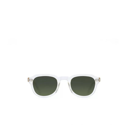 Clear frame sunglasses with dark lenses Italian made sunglasses luxury accessory