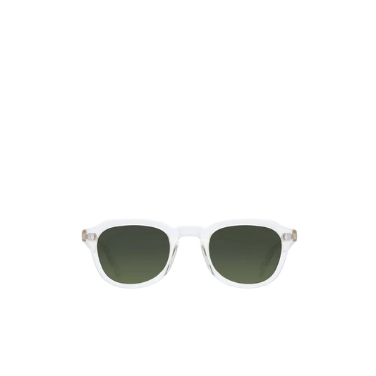 Clear frame sunglasses with dark lenses Italian made sunglasses luxury accessory