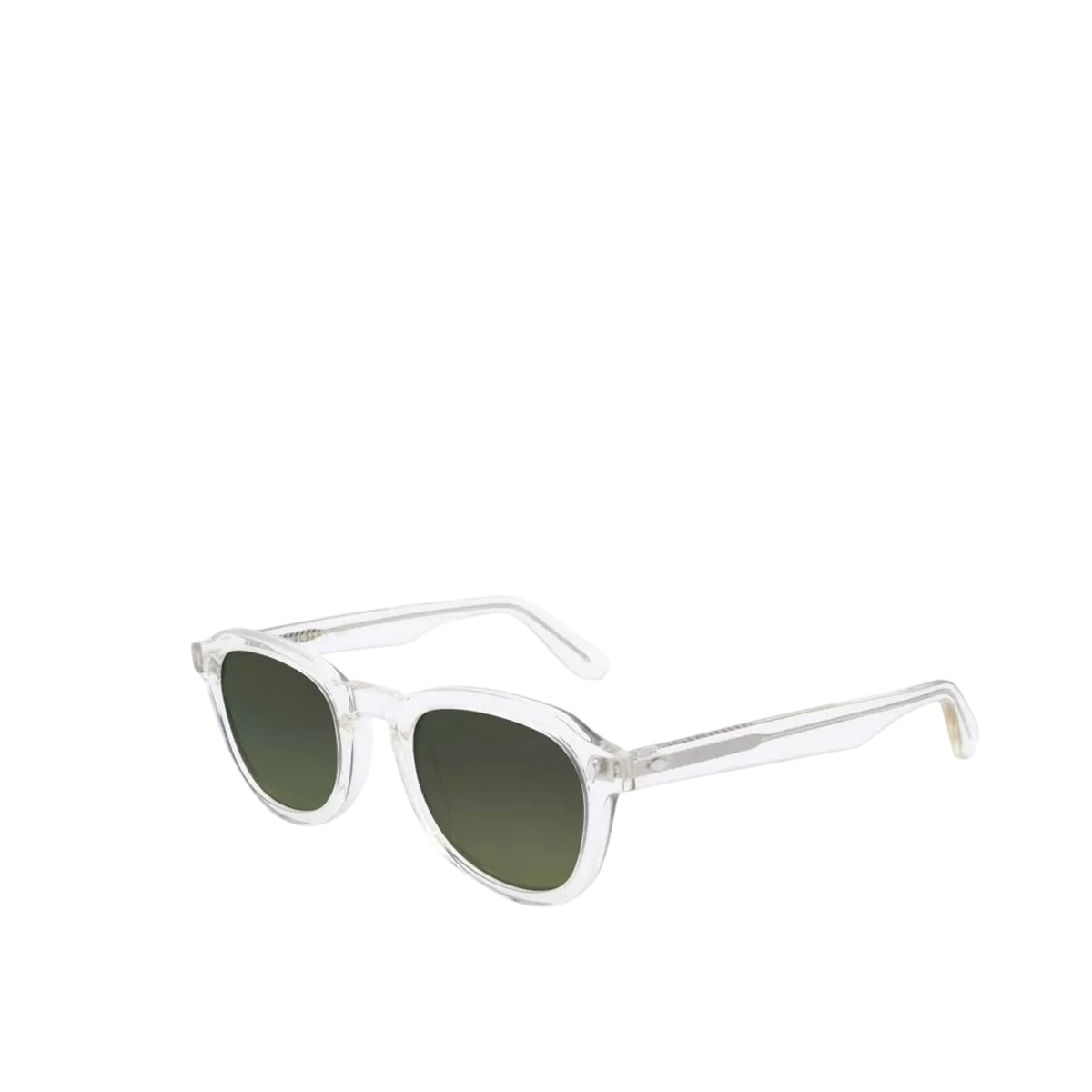 Clear frame sunglasses with dark lenses from Italian made sunglasses luxury collection
