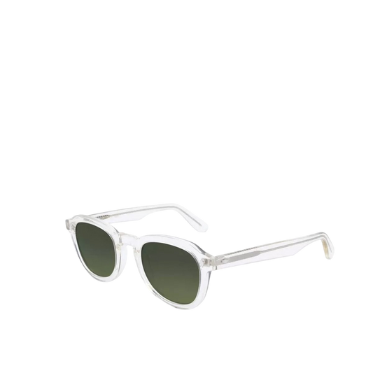 Clear frame sunglasses with dark lenses from Italian made sunglasses luxury collection