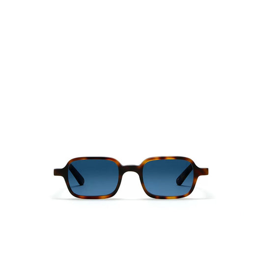 Private Collection tortoiseshell sunglasses with blue lenses luxury eyewear for men