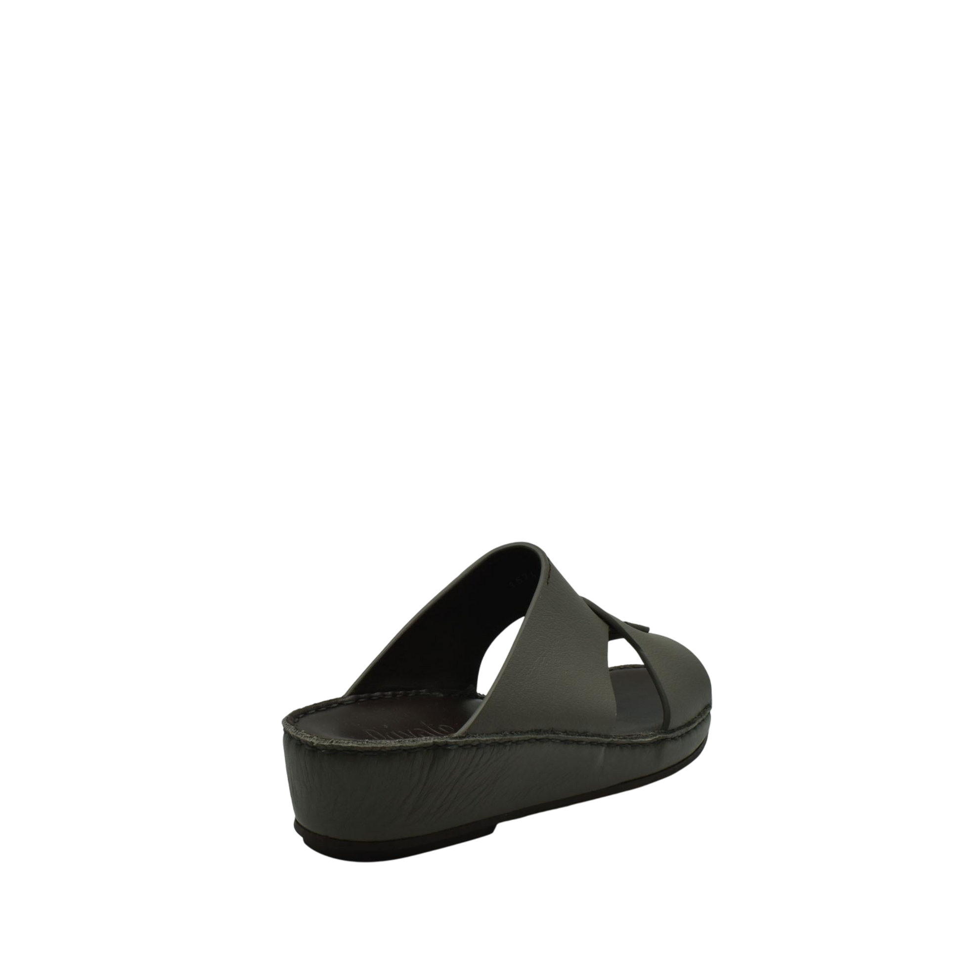 Black luxury kids leather sandals with open toe design and adjustable straps from Private Collection