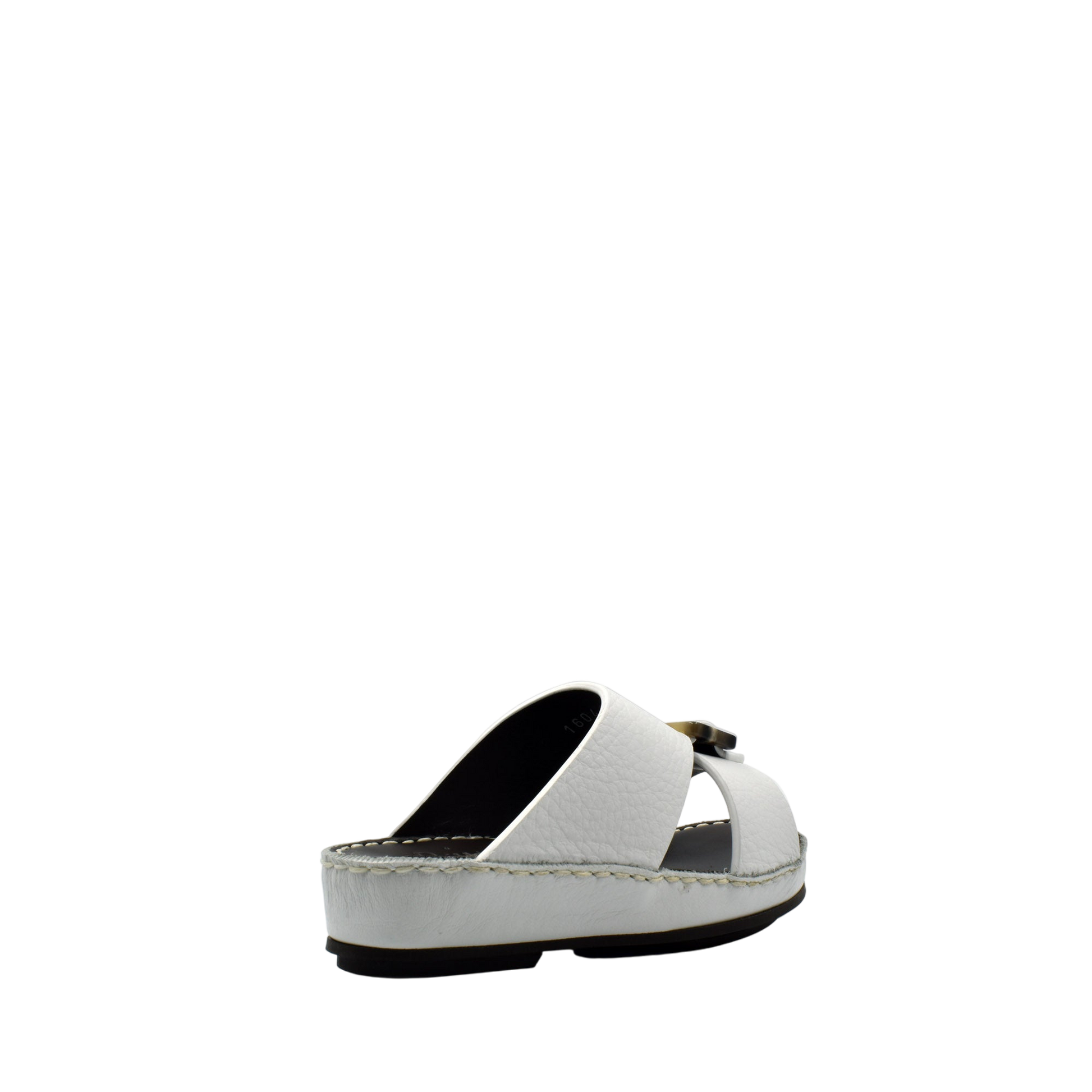 White luxury kids sandals from Private Collection with cushioned sole and open toe design