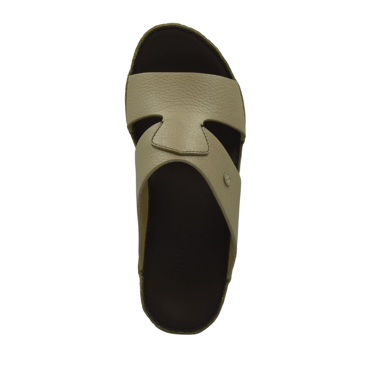 Beige and black luxury slip-on footwear with textured upper and cushioned sole for comfort
