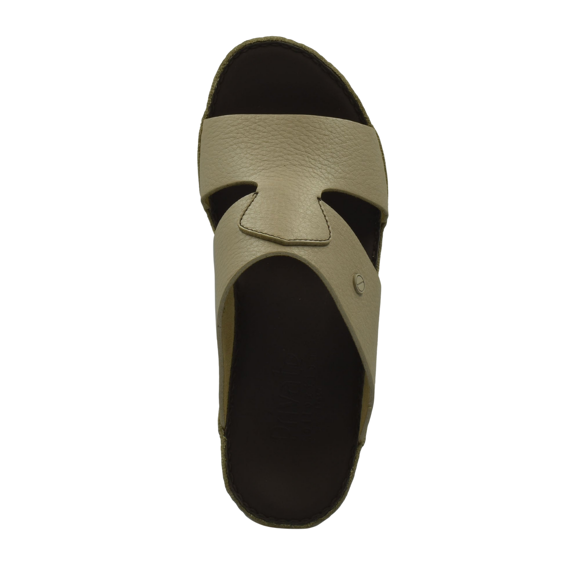 Beige and black luxury slip-on footwear with textured upper and cushioned sole for comfort