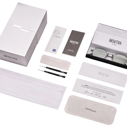 Luxury eyewear rose gold sunglasses with white branded box and accessories from Private collection