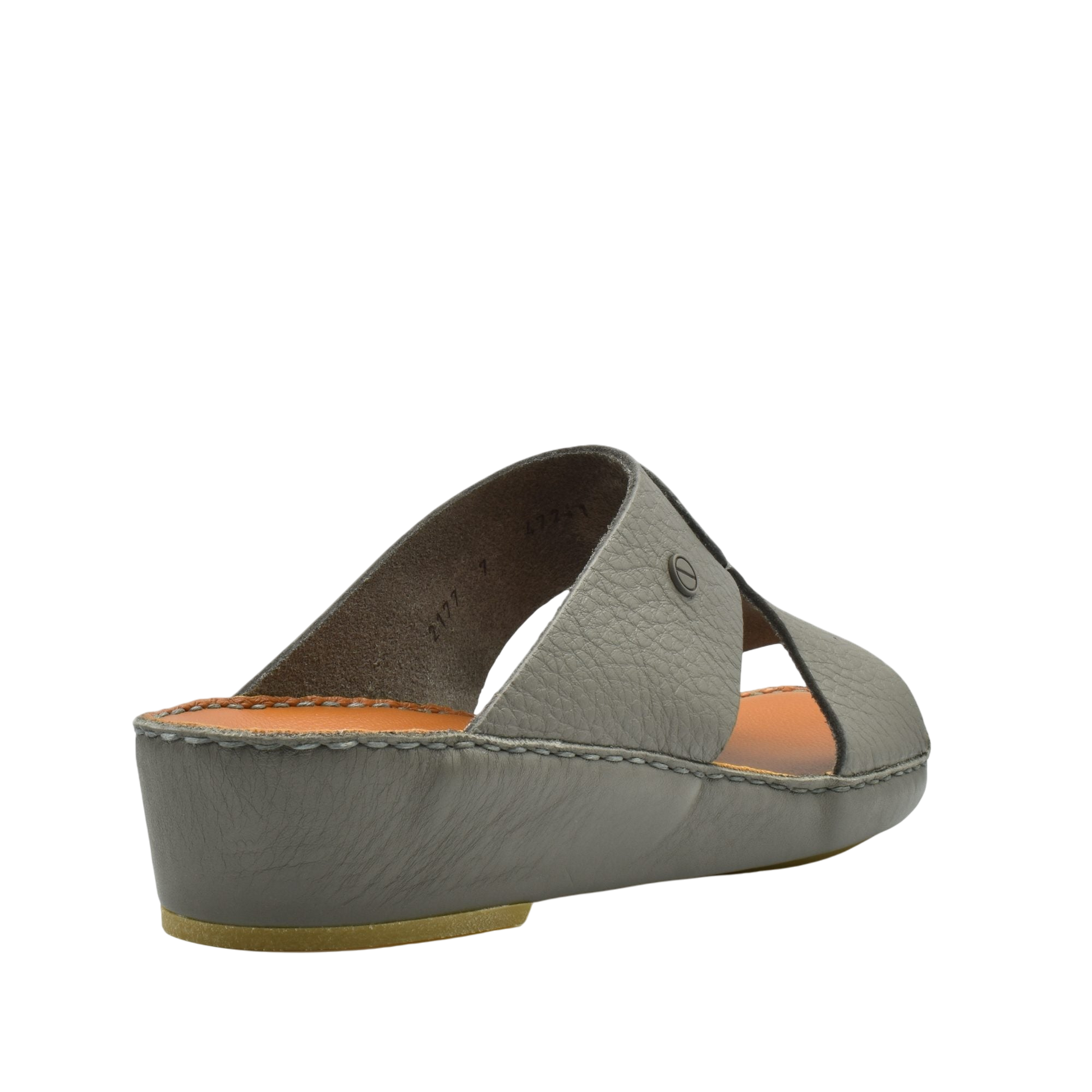 Gray Peninsula Nouvo Deercalf sandals with wedge heel and soft leather upper from Private collection