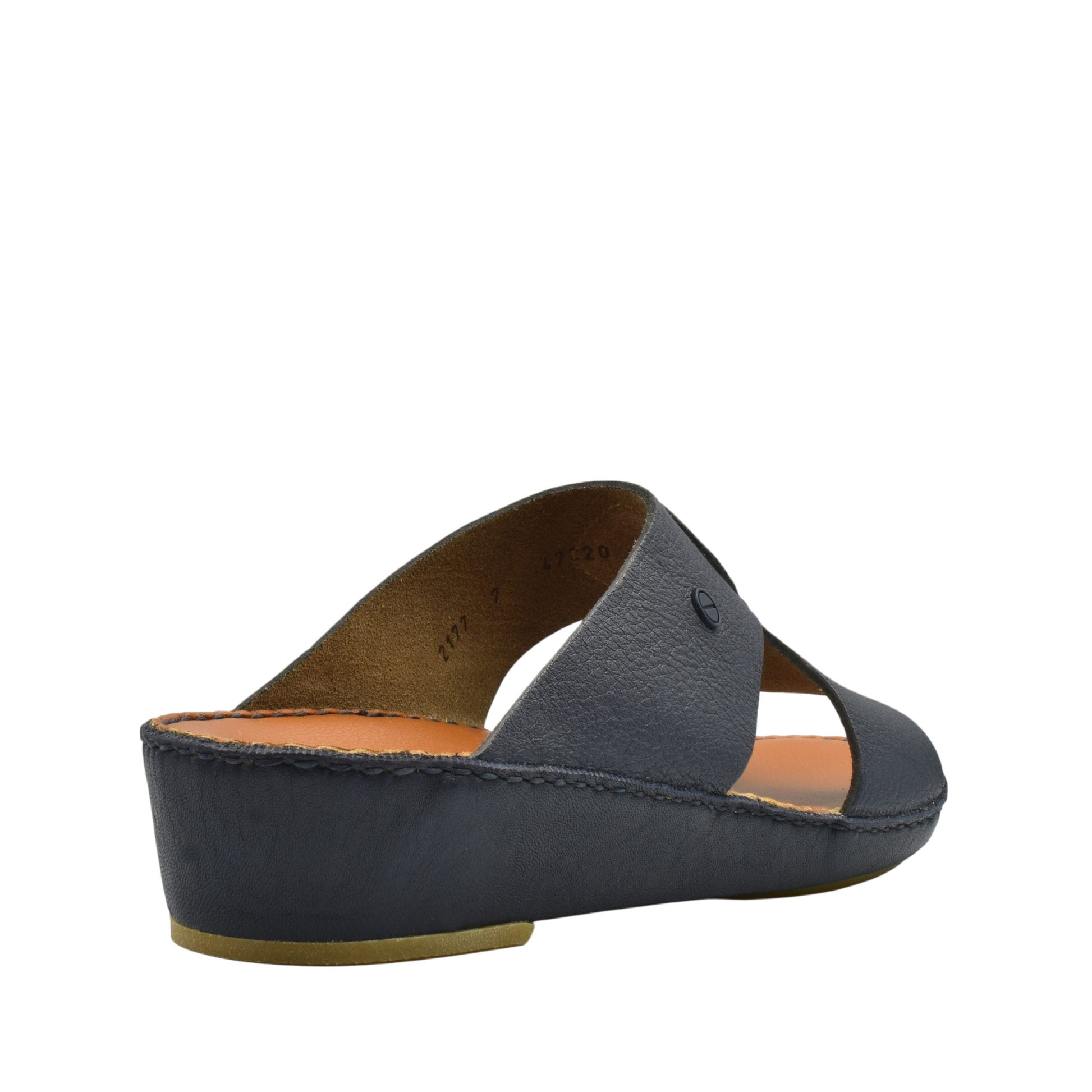 Black Peninsula Nouvo Deercalf sandals with open toe and low wedge heel from Private Collection