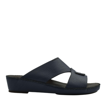 Black Piega Nuovo sandals with wide crisscross straps and low wedge sole from Private collection