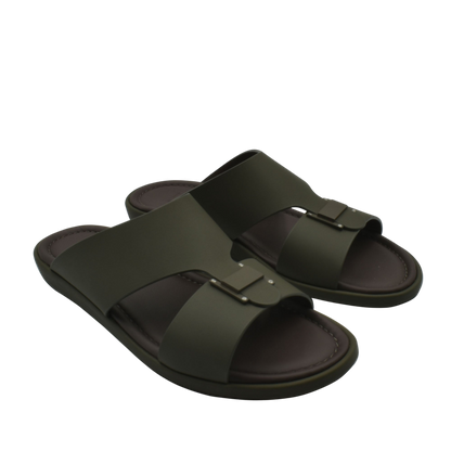 Brown slip-on sandals from Private collection prestige casual footwear with adjustable straps