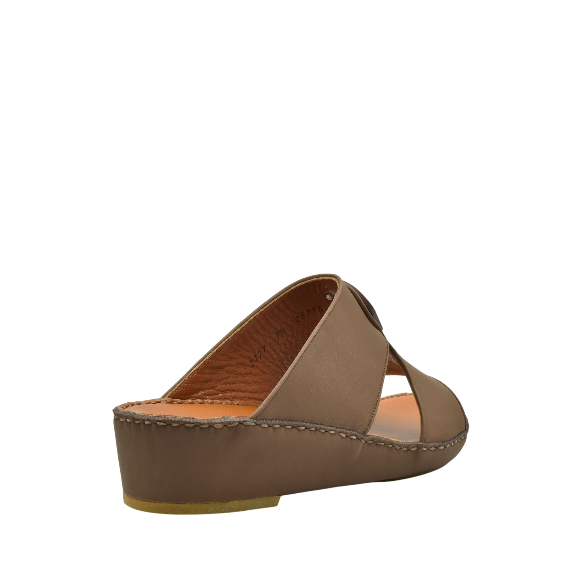 Brown Peninsula Taglio sandals with cushioned wedge heel and open toe design