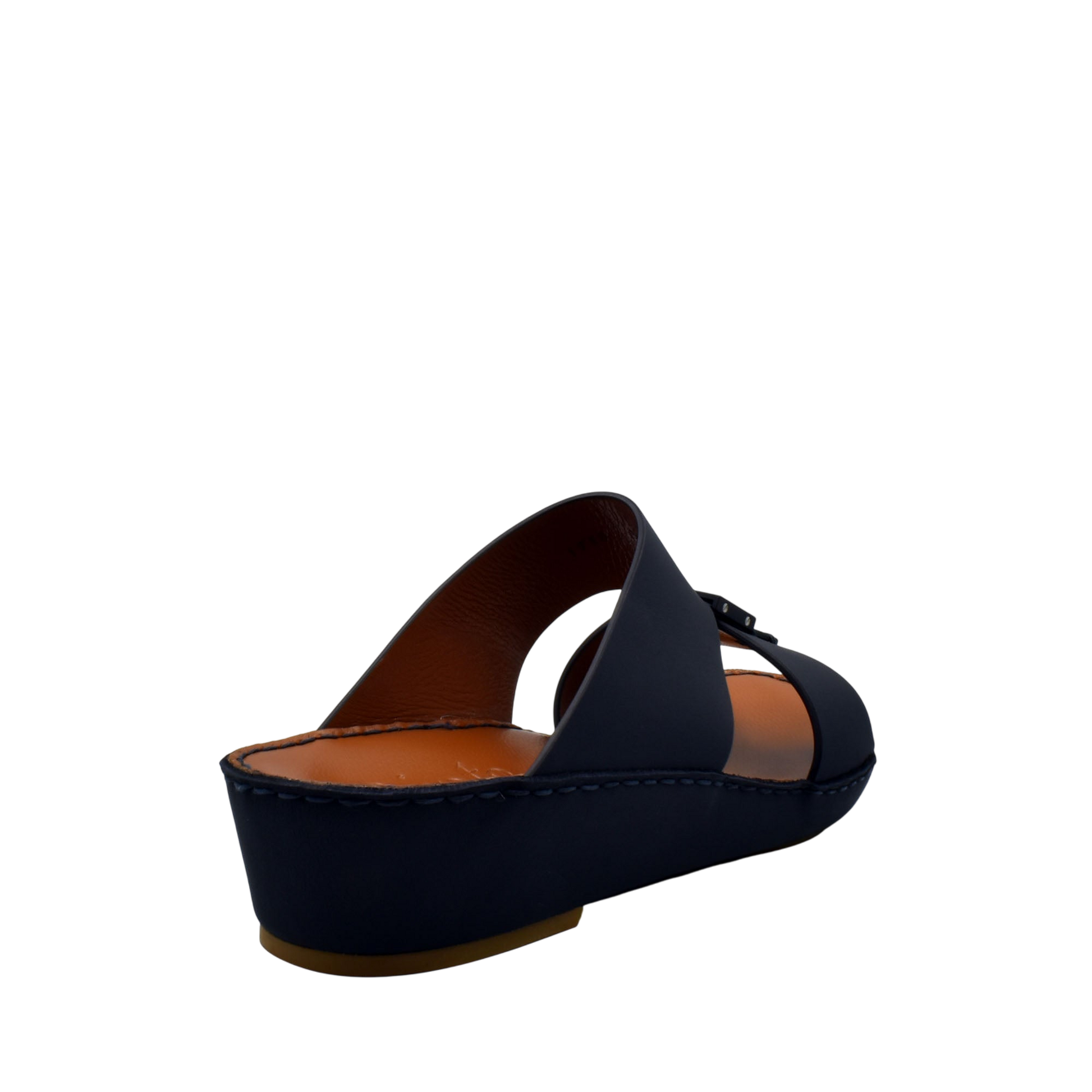 Black Quadratura Gomato sandals with wedge sole and open toe design from Private collection