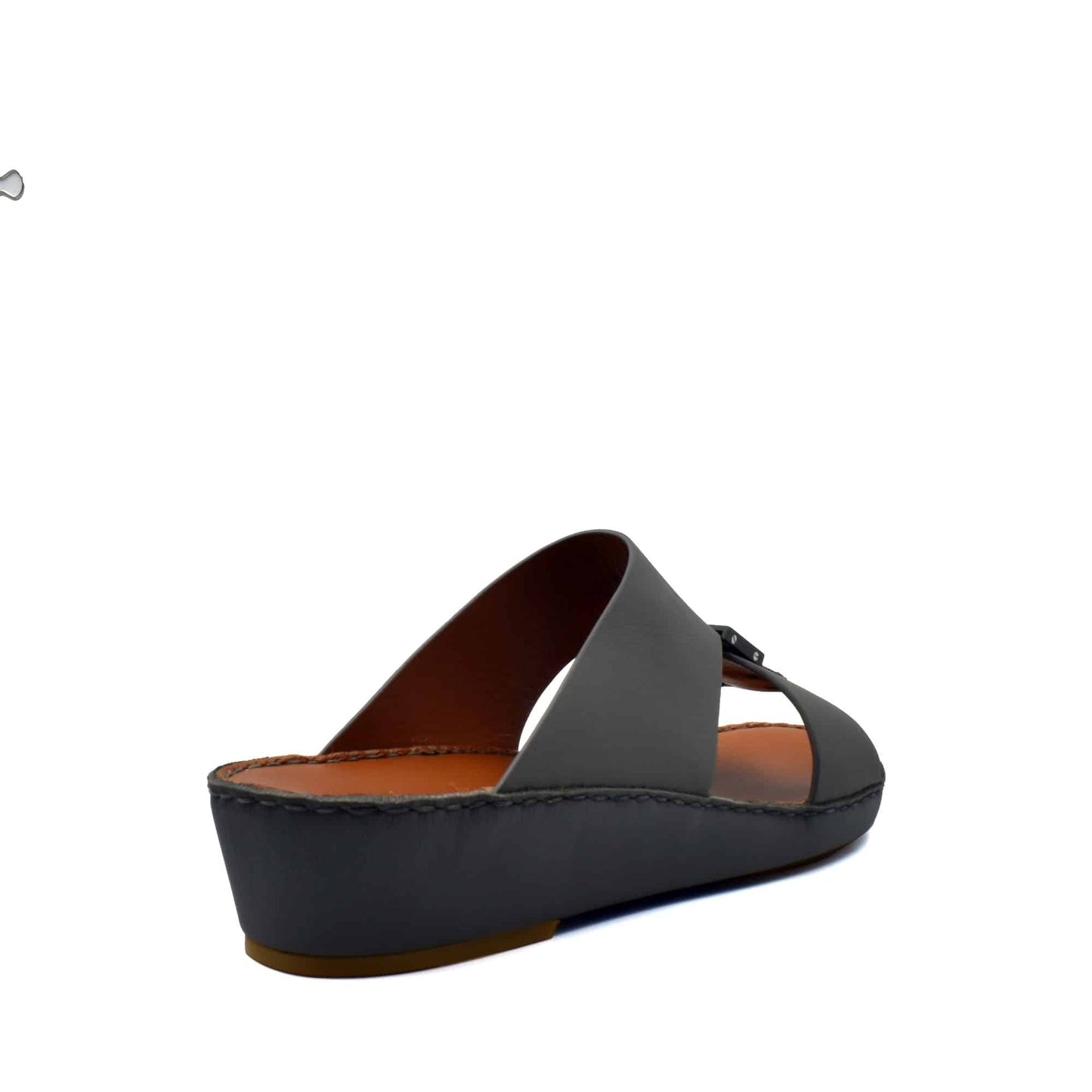 Black Quadratura Gomato sandals with wedge heel and wide leather straps from Private collection