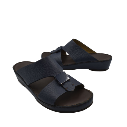 Black Quadratura Isola Lustre sandals with two wide straps and a small heel from Private Collection