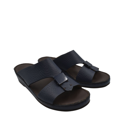 Black leather Quadratura Isola Lustre sandals with buckle detail and comfortable sole