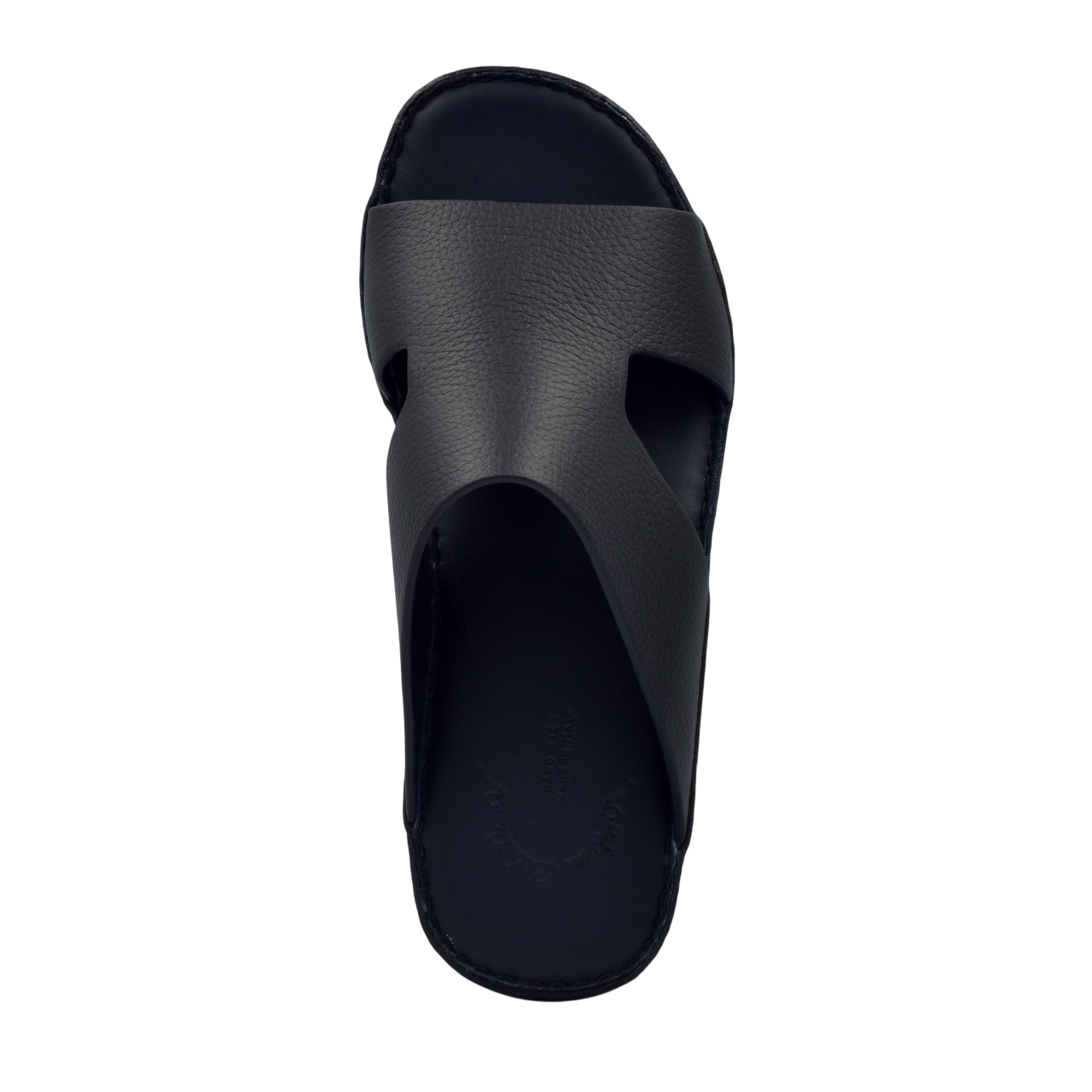 Black Private Collection Western leather sandals with wide crisscross strap design